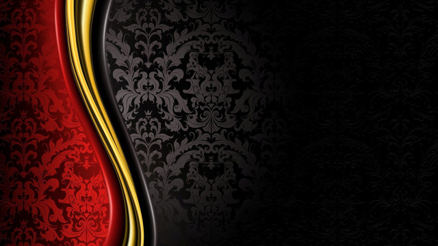 Black red wallpaper gold stripe free wallpaper - medium preview image