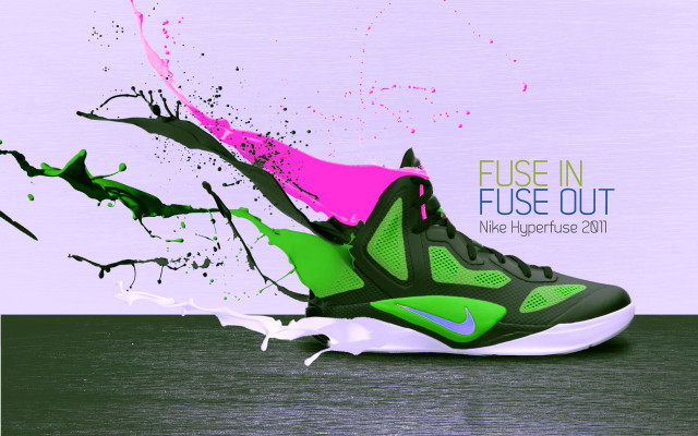 Shoes paint splash purple background free wallpaper - medium preview image