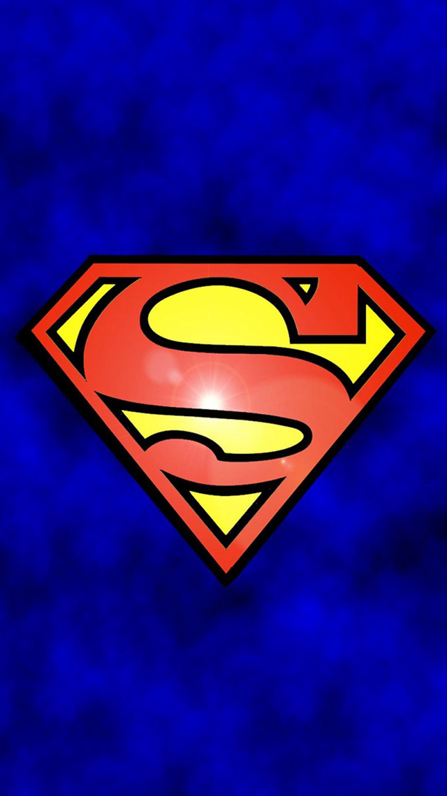 Superman logo blue background red #3 free wallpaper - medium preview image