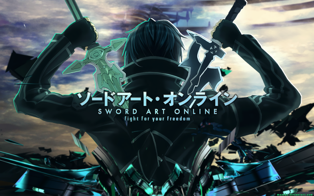 Person holding sword cloudy sky free wallpaper - medium preview image