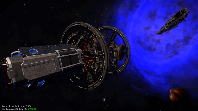 Space station shuttle aurora milkyway #2 free wallpaper - medium preview image