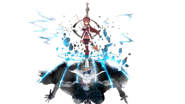 Woman standing bat sword demon free wallpaper - medium preview image