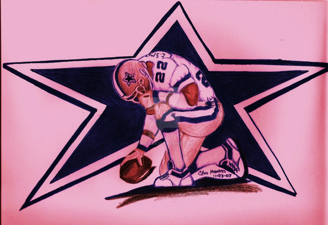 Football player kneeling football star free wallpaper - medium preview image