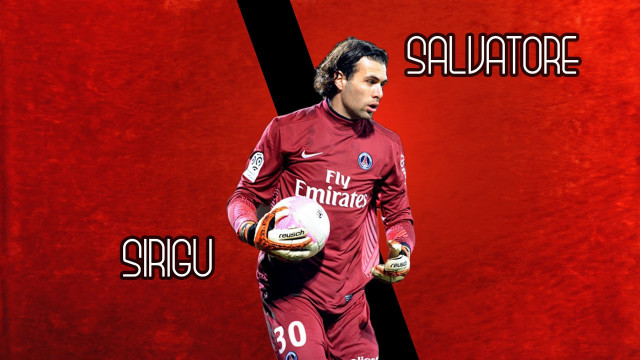 Man holding soccer ball red free wallpaper - medium preview image