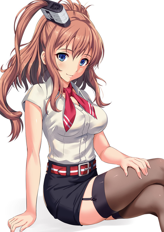 Girl uniform sitting ground hat free wallpaper - medium preview image