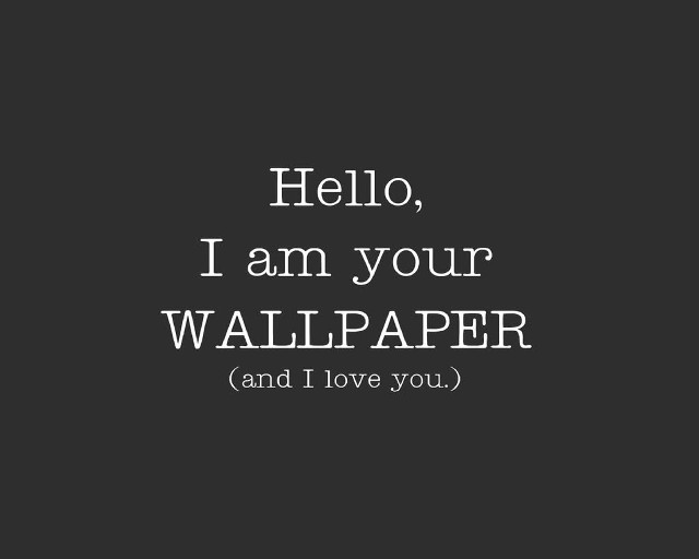 Black white quote hello wallpaper free wallpaper for desktop - medium preview image