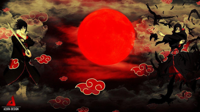 Group red moon bats flying free wallpaper - medium preview image