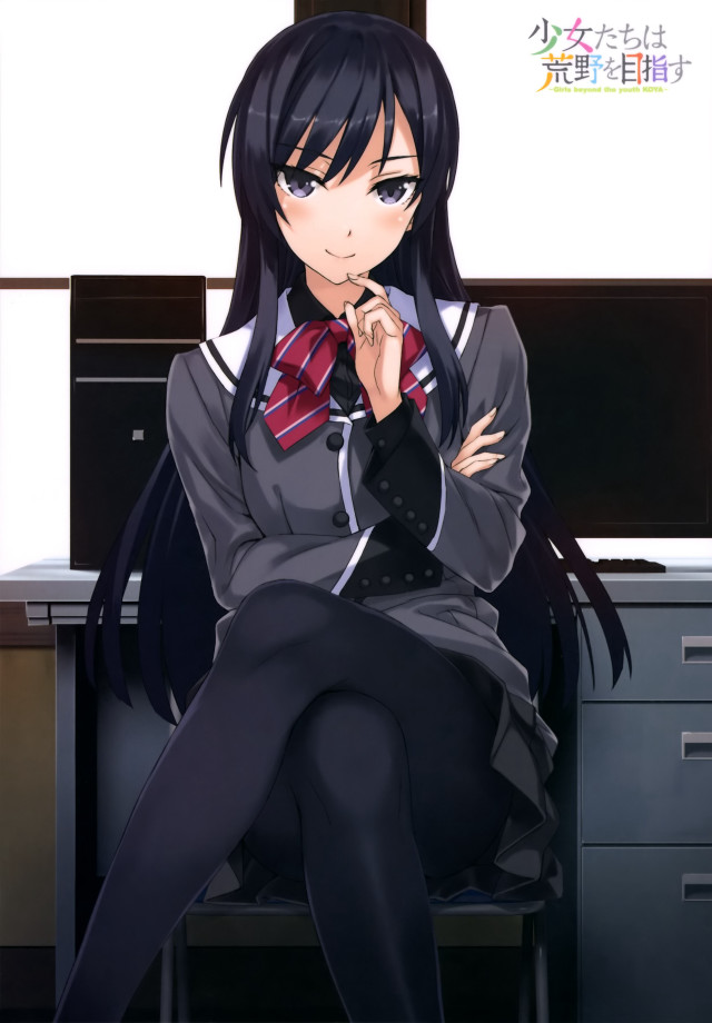 Woman sitting desk hand chin free wallpaper - medium preview image