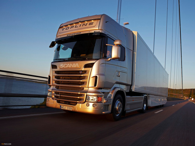 Semi truck highway bridge sunset free wallpaper - medium preview image