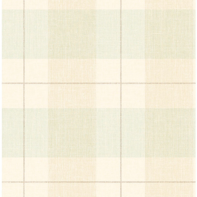 Beige green plaid pattern white free wallpaper - medium preview image