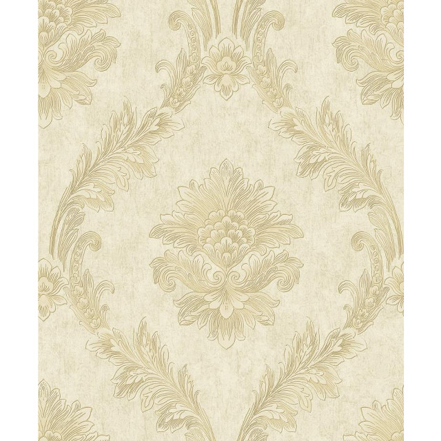 Floral wallpaper white background gold free wallpaper - medium preview image