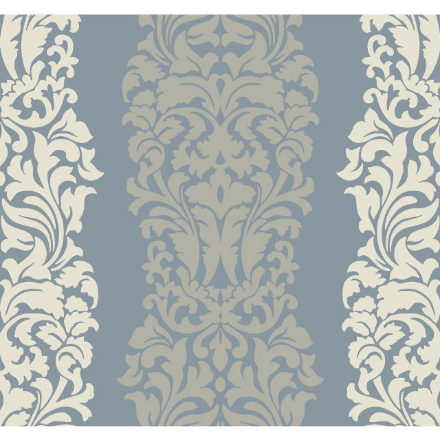 Blue white wallpaper large design free wallpaper - medium preview image