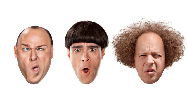 Surprised man faces expressions three free wallpaper - medium preview image