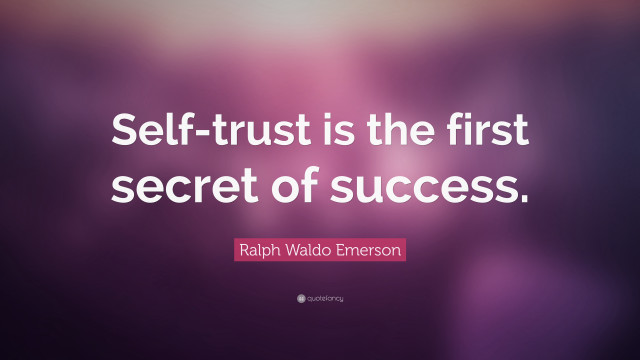 Self trust secret success purple free wallpaper - medium preview image