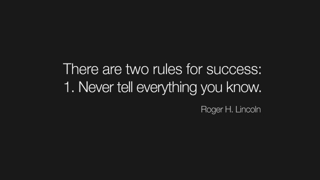Success rules never tell roger free wallpaper - medium preview image