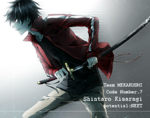 Man sword red jacket back free wallpaper - medium preview image