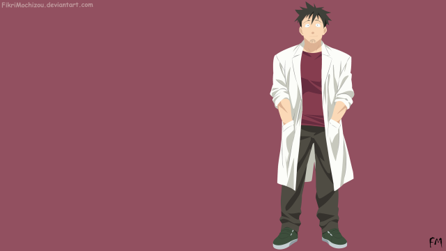 Man white coat hands in free wallpaper - medium preview image