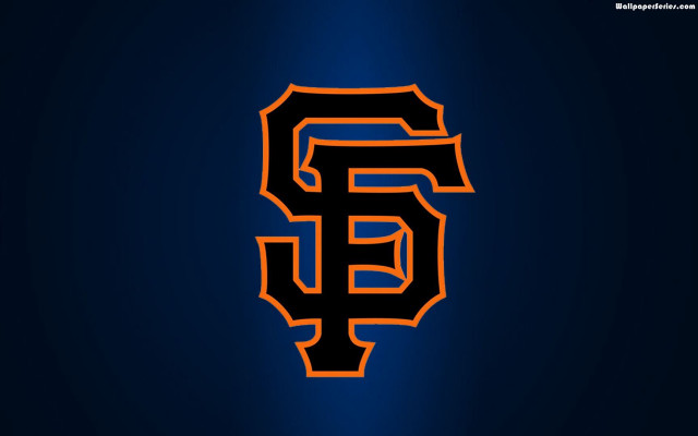 Baseball team logo dark blue free wallpaper - medium preview image