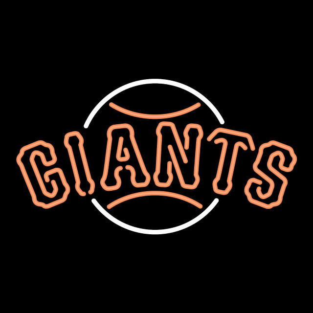 Neon sign giants circle center free wallpaper - medium preview image