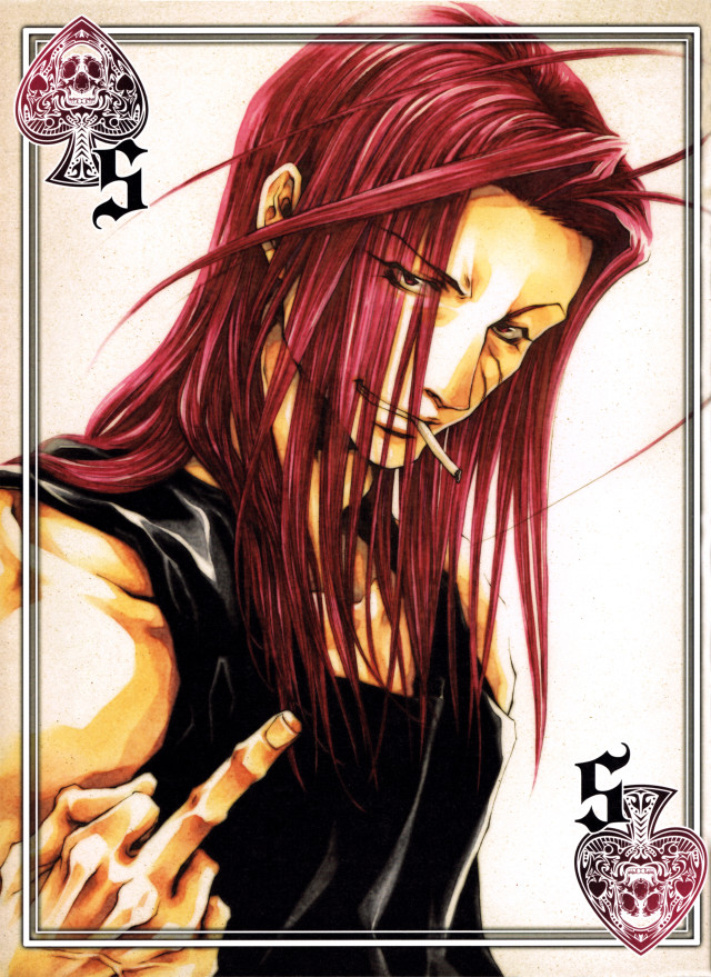 Red hair woman face piercings free wallpaper - medium preview image