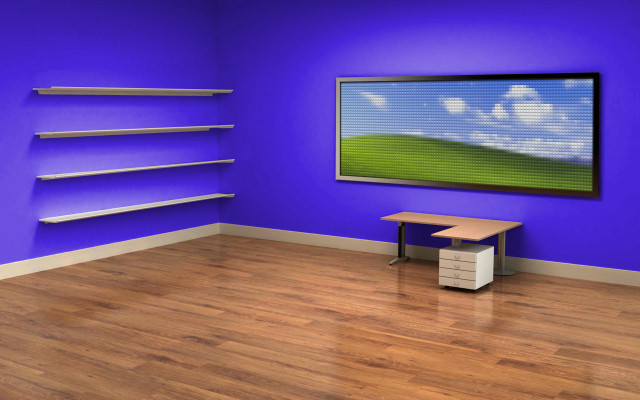 Room desk painting shelf computer #2 free wallpaper - medium preview image