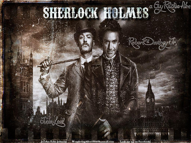 Victorian men castle clocktower poster free wallpaper - medium preview image