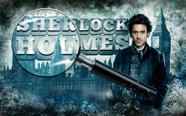 Sherlock homies man magnifying glass free wallpaper - medium preview image
