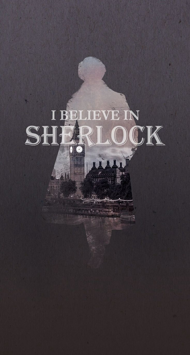 Sherlock poster person building analytical free wallpaper - medium preview image