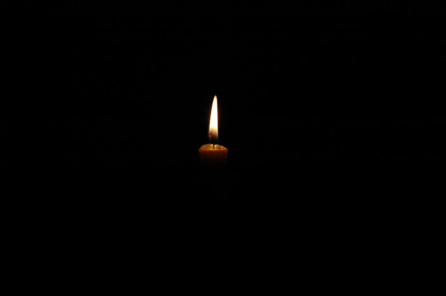 Candle lit dark black background #2 free wallpaper - medium preview image
