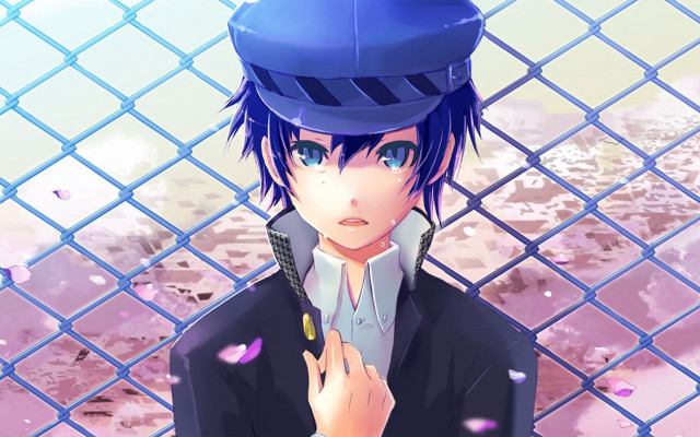 Man blue hat black jacket free wallpaper - medium preview image