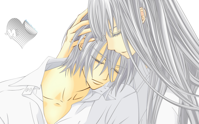 White haired man holding head free wallpaper - medium preview image