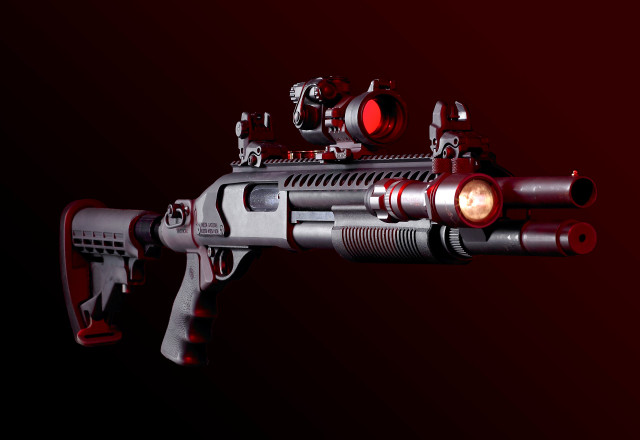Gun red light barrel cobra free wallpaper - medium preview image