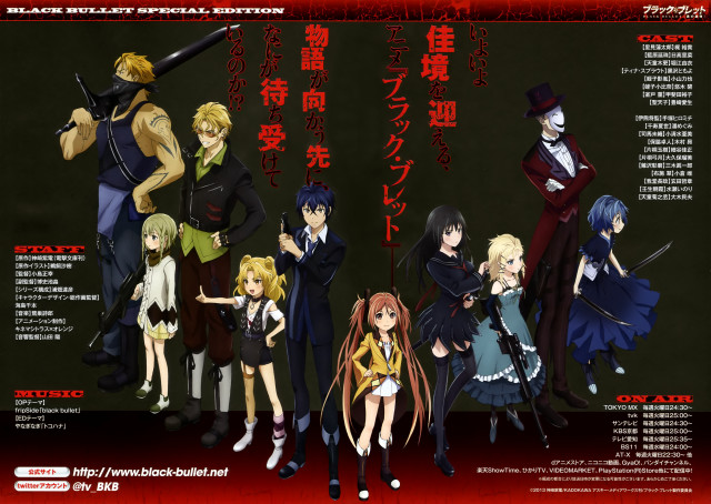 Anime characters group black background #3 free wallpaper - medium preview image
