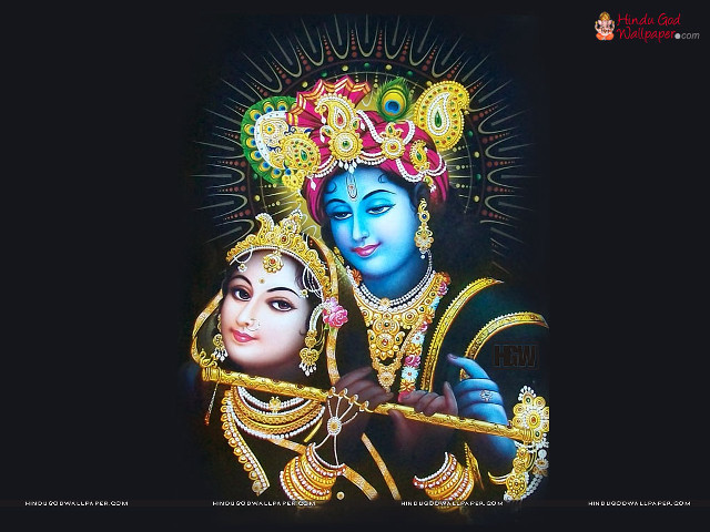 Couple religious scene black background free wallpaper - medium preview image
