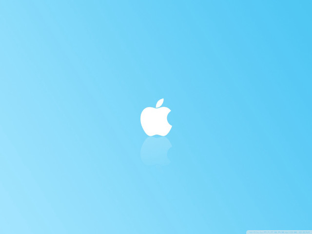 Blue apple wallpaper white apple free wallpaper - medium preview image