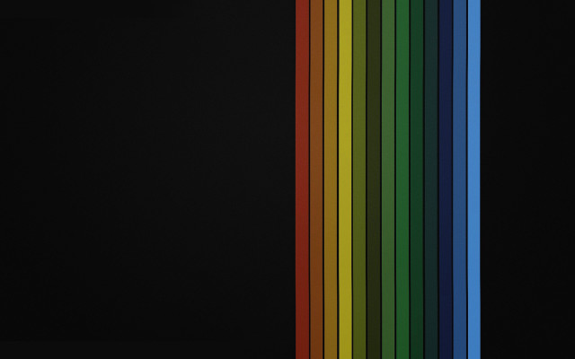 Rainbow colors black background white free wallpaper - medium preview image