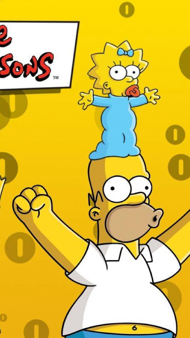 Man holding sign cartoon character free wallpaper - medium preview image