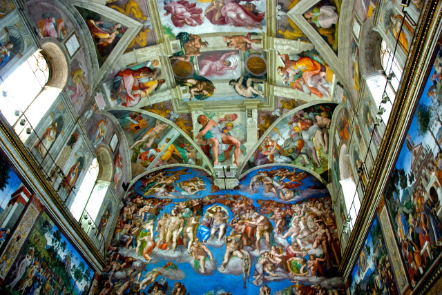 Large painting ceiling building wall free wallpaper - medium preview image