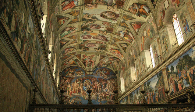 Large room high ceiling paintings free wallpaper - medium preview image