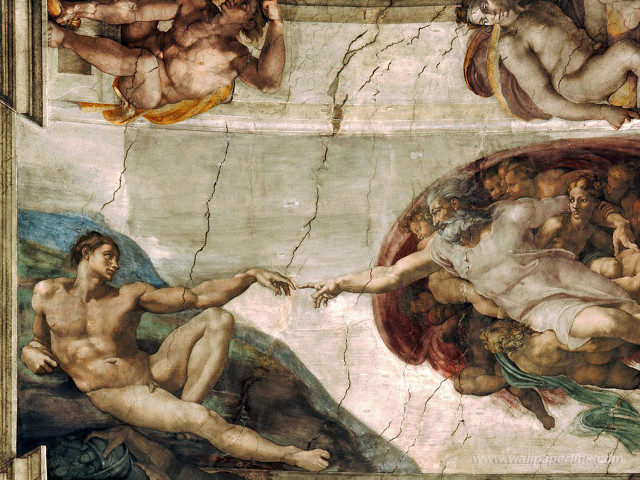 Man held by woman in free wallpaper - medium preview image