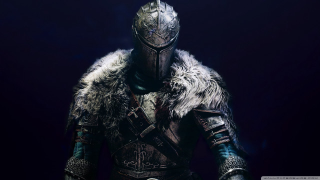 Man in armor with sword free wallpaper - medium preview image