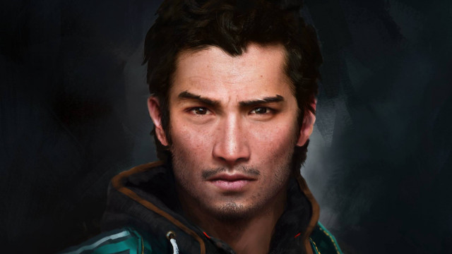 Man hoodie jacket serious look free wallpaper - medium preview image