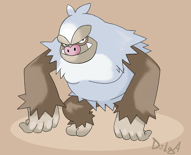 Big furry creature cartoon big free wallpaper - medium preview image