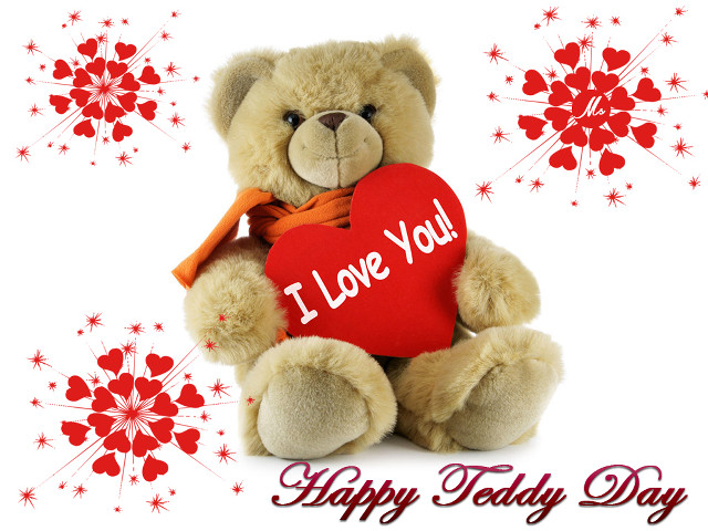 Teddy bear heart message i free wallpaper - medium preview image