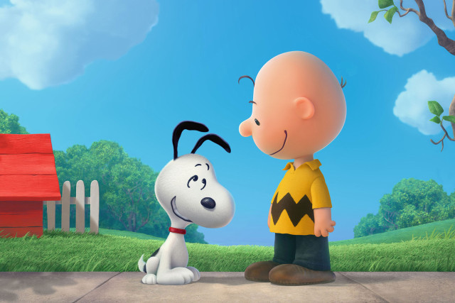 Cartoon character talking dog street free wallpaper - medium preview image