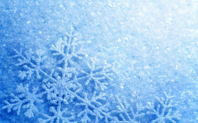 Snowflake blue background white snowflakes free wallpaper - medium preview image