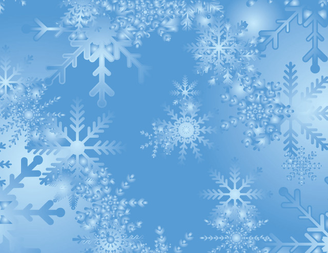 Blue background snowflakes pattern bottom free wallpaper - medium preview image