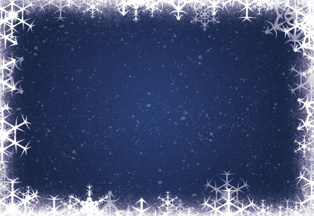 Blue background snowflakes stars image free wallpaper - medium preview image