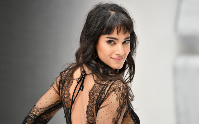 Ayshia taskin sheer black dress free wallpaper - medium preview image