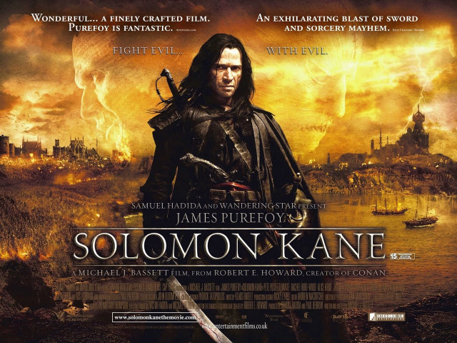 Solomon kane sword city background free wallpaper - medium preview image